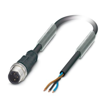 SAC-3P-M12MS/ 3,0-PUR BK - Cavo per sensore/attuatore