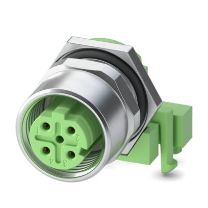 SACC-DSIV-M12FSD-4CON-L90 STSH - Connettore a innesto per pannello posteriore apparecchiatura