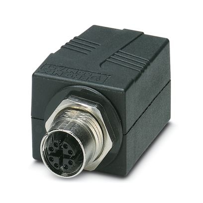 VS-BH-M12FSX-10G-RJ45/180 - Passaggio per quadro di comando