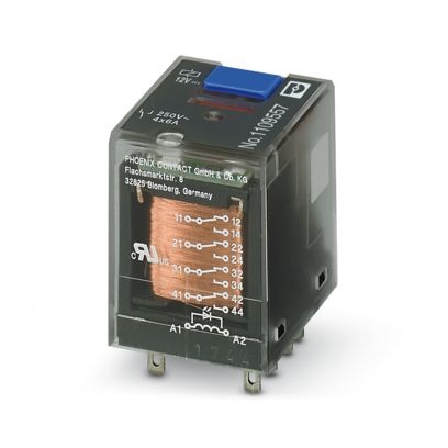 REL-IR-BL/L- 12DC/4X21 - Relè singolo
