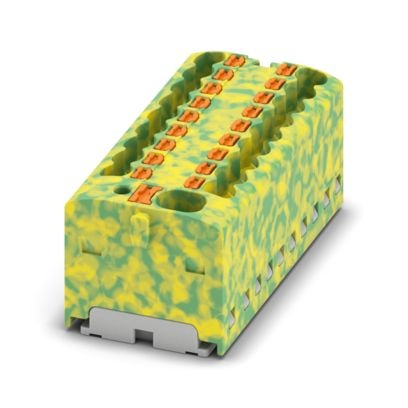 PTFIX 4/18X1,5 GNYE - Blocco di distribuzione