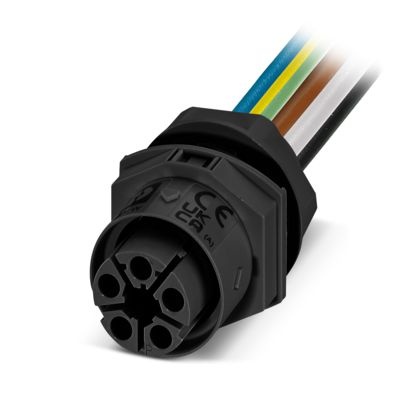 IPD W 5P2,5 F 0,5 M25 BK - Passaggio a parete
