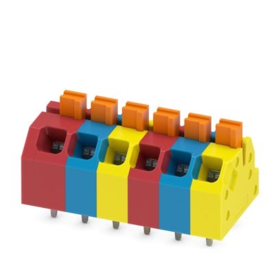 SPTAF 1/ 6-3,5-EL MC:RD,BU,YE - Morsetto per circuito stampato