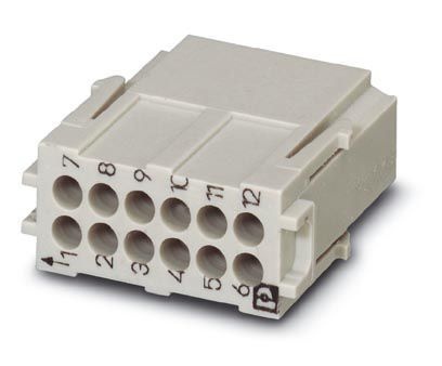 HC-M-12-MOD-ST - Modulo di contatto femmina/maschio