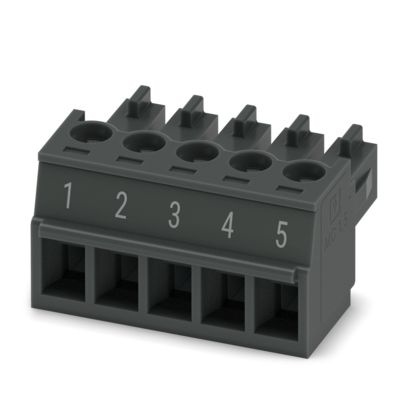 MC 1,5/ 5-ST-3,81 BK BDWH:1-5 - Connettore per circuito stampato