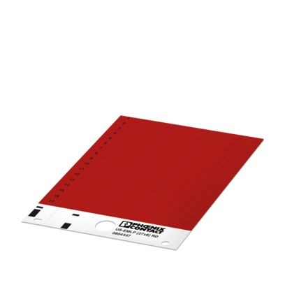 US-EMLP (27X8) RD - Targhetta in plastica