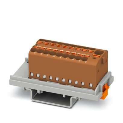 PTFIX 4/18X1,5-NS35 BN - Blocco di distribuzione