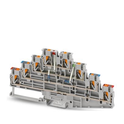 PT 2,5-L RD/L BU/L LED 24 GN/L LED 24 RD - Morsetto a più piani