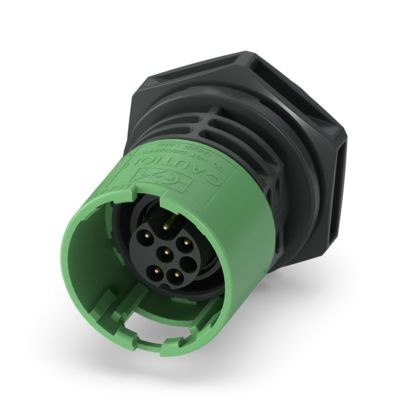 PRC 20/M17-5E-FT25-MC GN - Connettore a innesto per apparecchiatura a parete frontale
