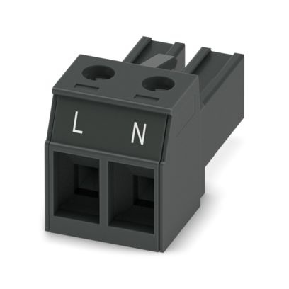 PC 4/ 2-ST-7,62 BK BDWH:L-N - Connettore per circuito stampato