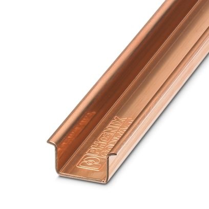NS 35/15 CU UNPERF 2000MM-VPE 10 - Guida di montaggio non perforata