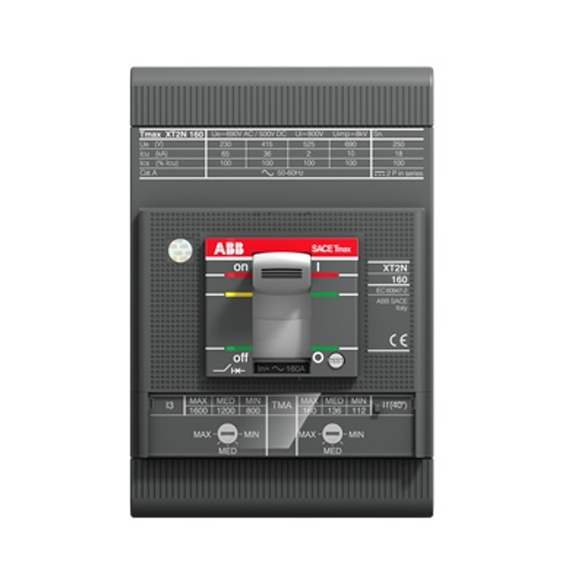 ABB Tmax XT2H 160 MCCB TMA 63-630 3P - Interruttore automatico scatolato